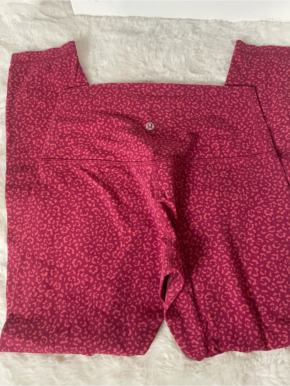 lululemon athletica High-Rise Magenta Leopard Print Leggings